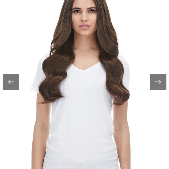 Bellami hair extensions chocolate brown - Picture 3 of 6